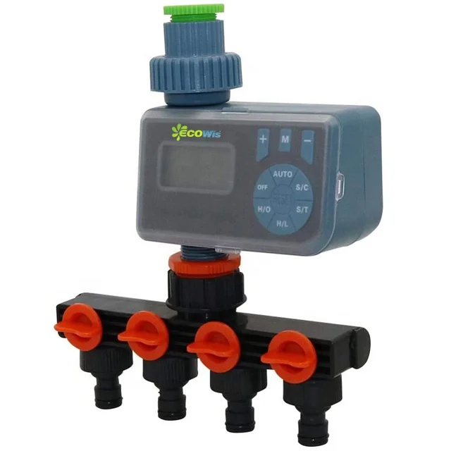 Smart Electronic Auto LCD Display Water Timer Digital Irrigation Sensor Controller with Connector