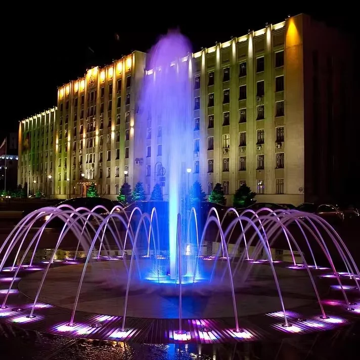 Outdoor LED Colorful Music Dance Fountain Water Music Fountain