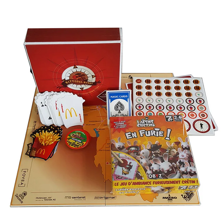 Custom playing card card game board game