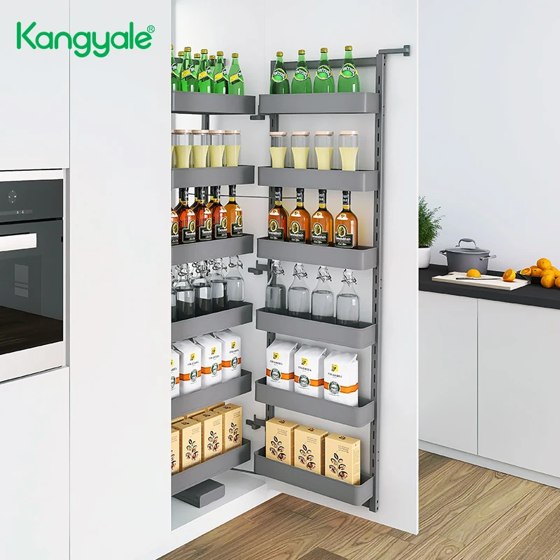 Kitchen Cabinet Pull Out Organizer And Storage Multipurpose Kitchen Cabinet Larder Basket Pantry Unit Storage Shelf