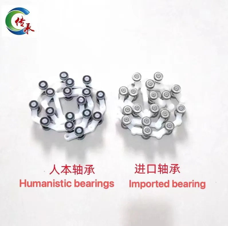 17 double wishbone rotary chains on escalators/Xunda pulley group pitch 60mm