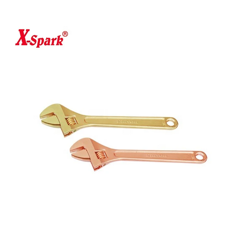X-SPARK Non Sparking Non Magnetic Spark Proof Hand Tools Adjustable Wrench HEBEI BOTOU