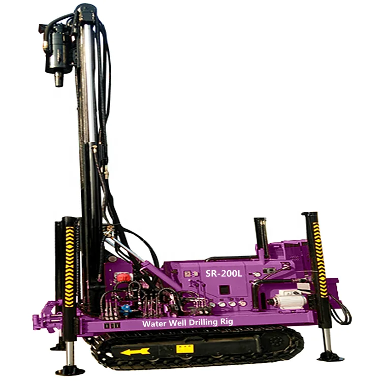 200m Water Well Drilling Rig Deep Well Drilling Equipment Hydraulic Water Well Drilling Machine