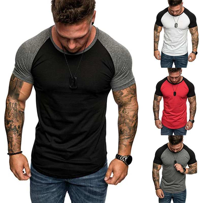 2021 New Brand clothing Gyms Tight t-shirt mens fitness t-shirt home Gyms t shirt men fitness Summer tops
