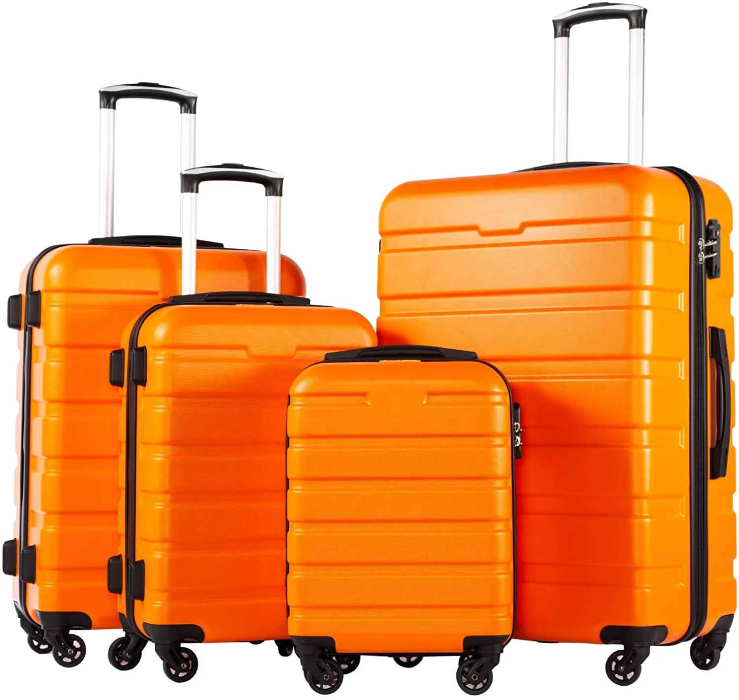 Комплект из 3 предметов легкий TSA замок красный цвет чемодан для переноски на колесах дорожные сумки