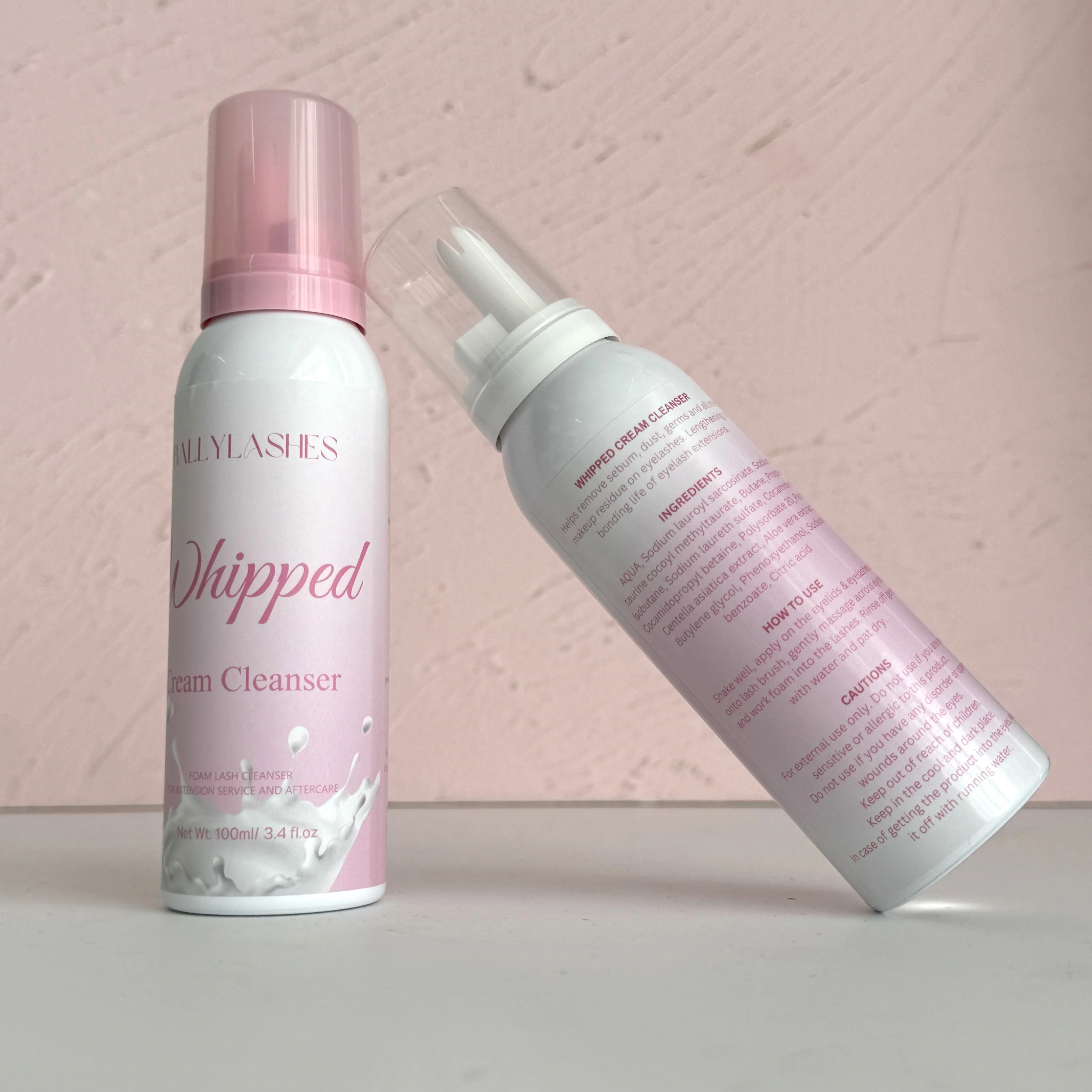 Wholesale 100ml Oil Free Vegan Lash Shampoo Whipped cream Lash Foam Cleaning Lash Glue Remover Eyelash Extension Shampoo