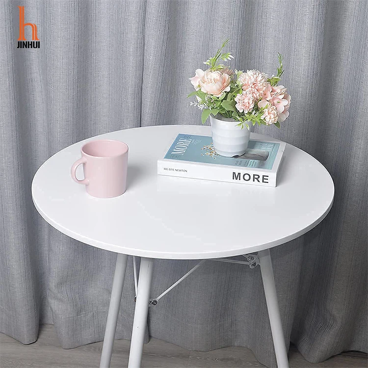 Modern Design Dinning Table Low Price Restaurants MDF Wood Tables with metal legs