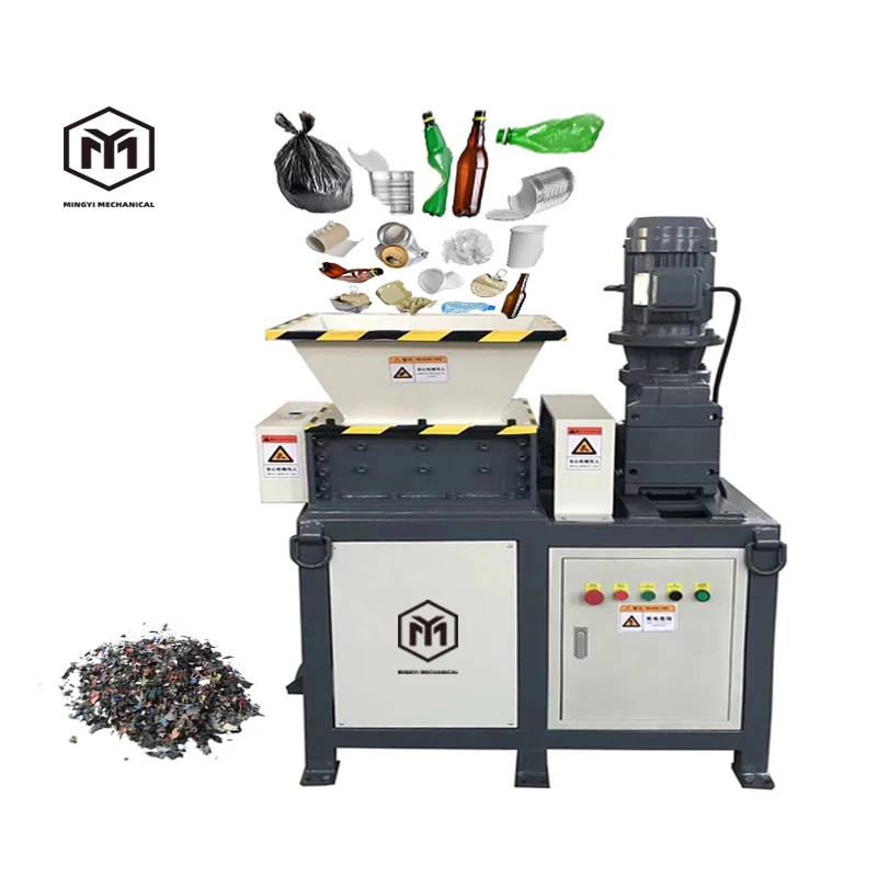 Small Industrial Plastic Shredder Machine With 4kw Motor