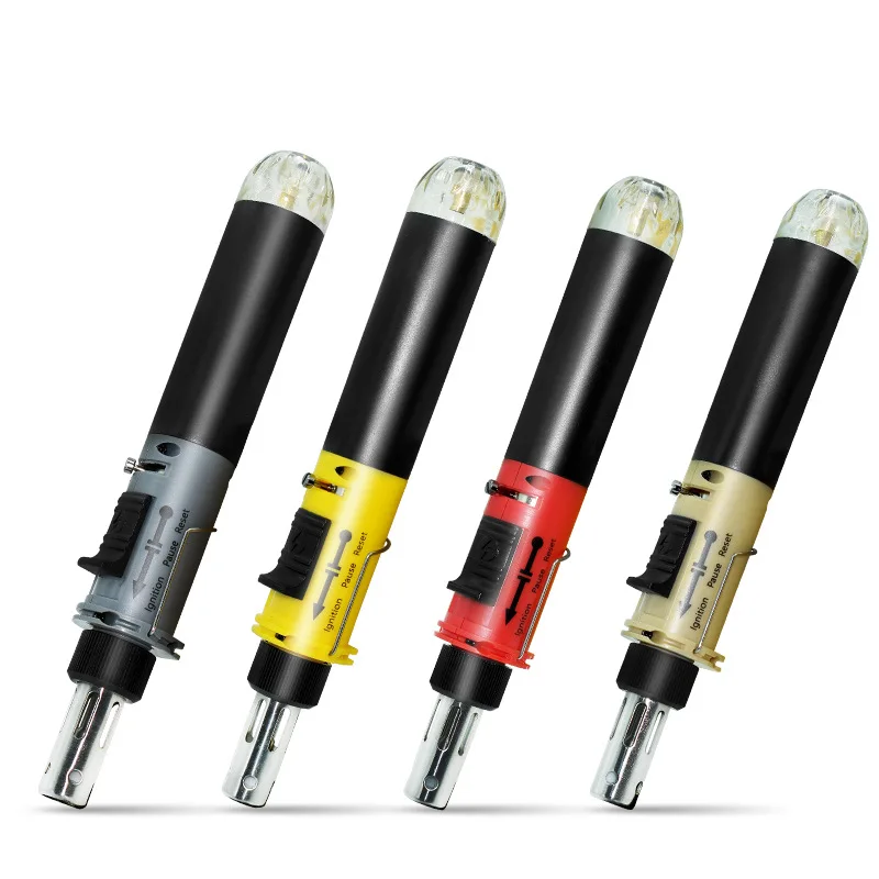 Cordless Gas Soldering Iron Heat Blower Torch Self-Ignite Instant Start Portable Adjustable Flame Control Welding Tools