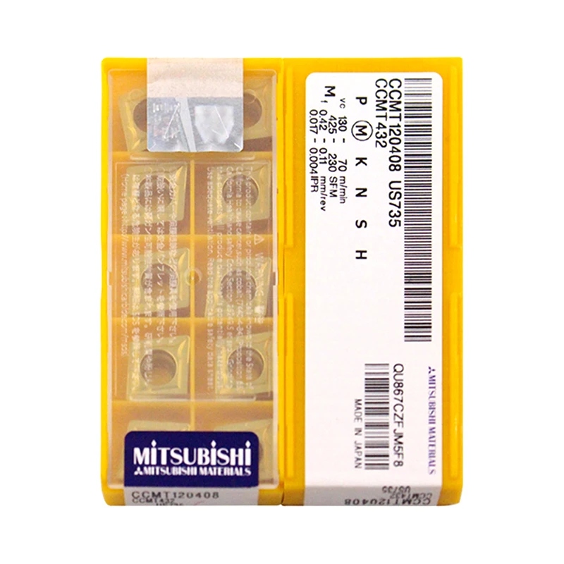 CCMT120408 US735 Manufacturer Tungsten Carbide Milling Insert Carbide Turning Insert Turning Tool Carbide Cnc Cutting Insert