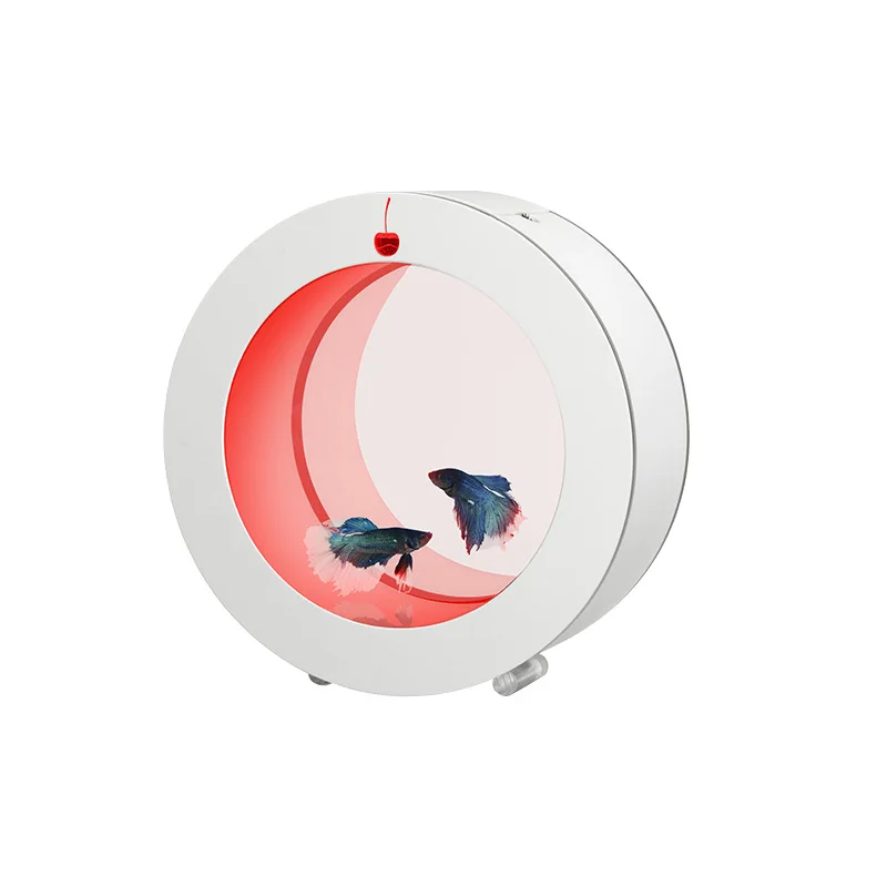 Acrylic Fish Creative Multi-Functional Jellyfish Plexi glass Ecological Ornamental Tank Small