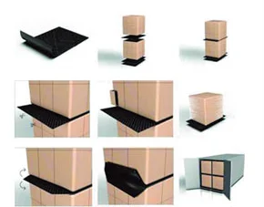 Black HDPE Plastic Slip Sheet For logistics packaging