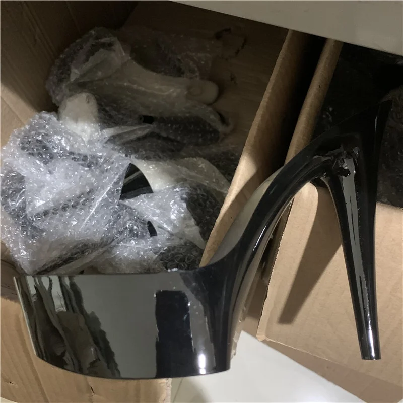 6 inch- 15cm super high heel sole  PC material   Transparent and clear sole