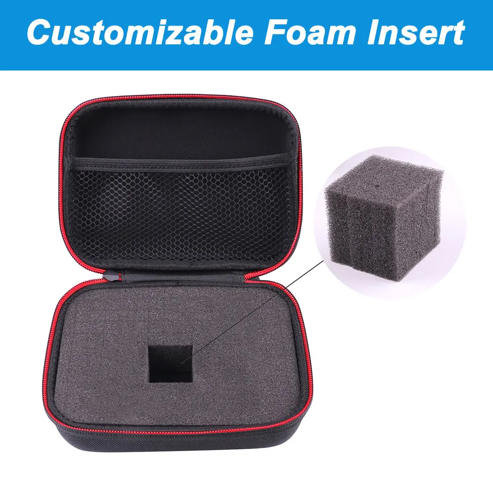 Dongguan Supplier Custom Logo Size Multi Zipper Foam Electronics Hard Shell Tool Case EVA Bag with EVA Foam