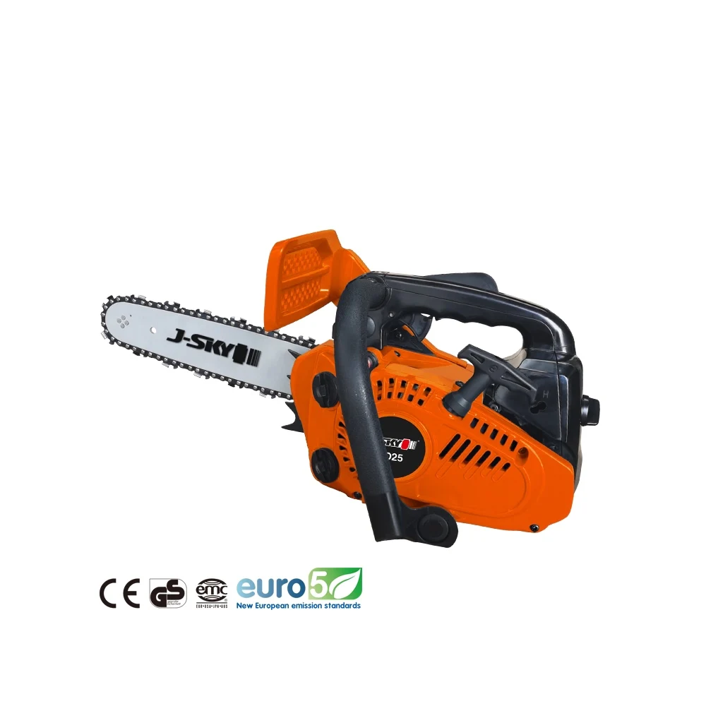 Mini Chain Saw 25cc Gasoline 2500 Top Handle 2 Stroke 2500 one hand chainsaw Chinese Small Professional 25cc chainsaw
