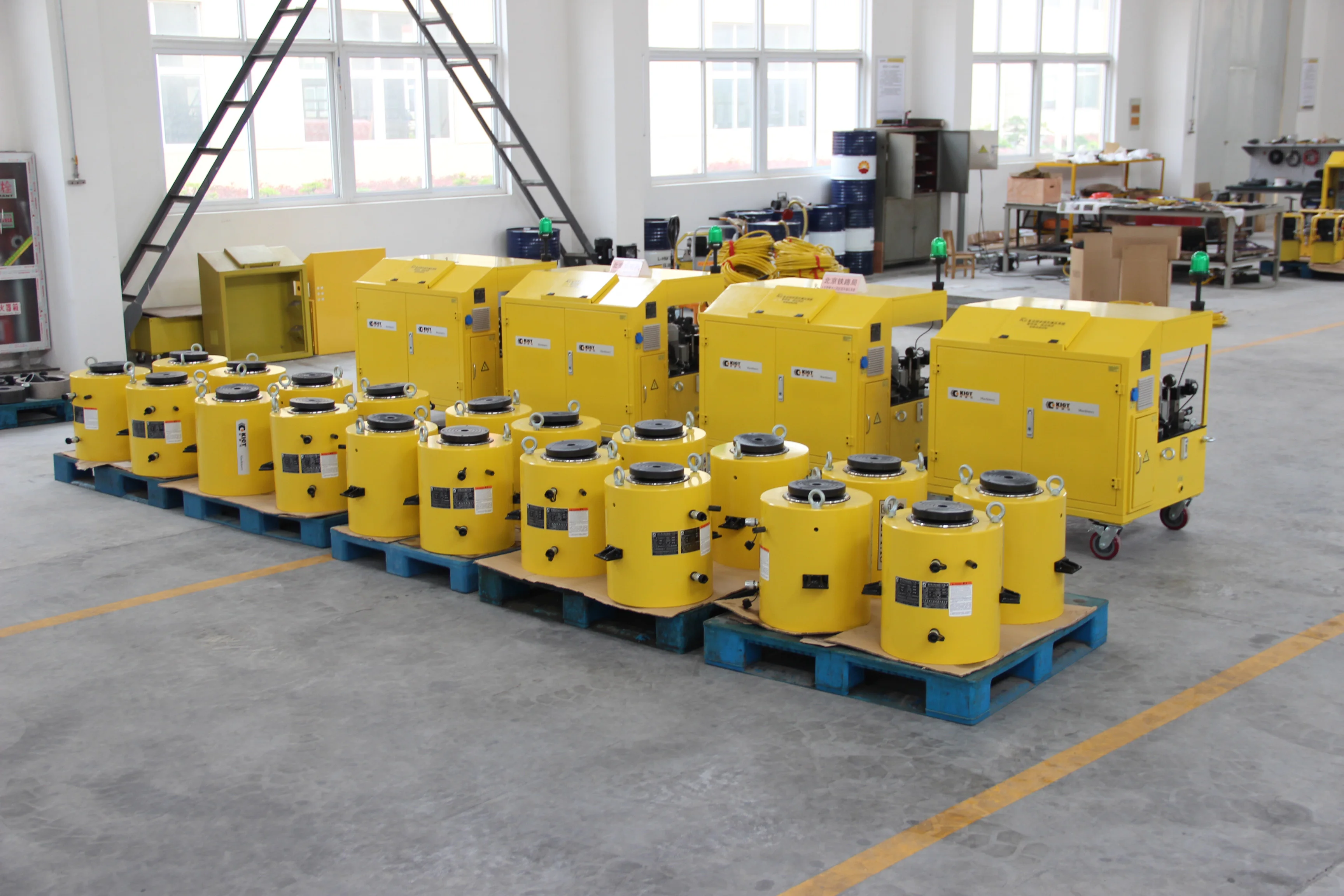 Jiangsu KIET 2500 TON PLC Multiple Points Hydraulic Synchronous Lifting System