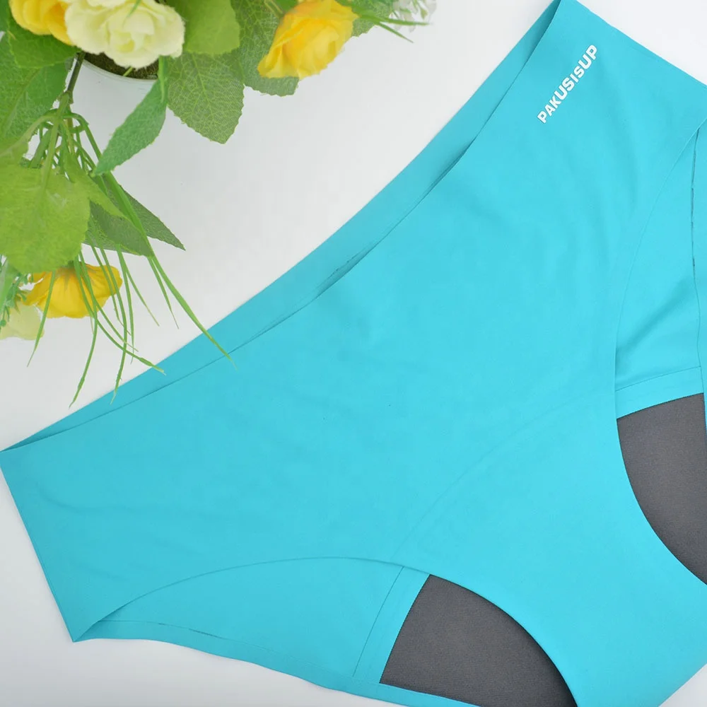 4 Layer PTFE Leak Proof Seamless Absorbent Underwear Panties Period Underwear