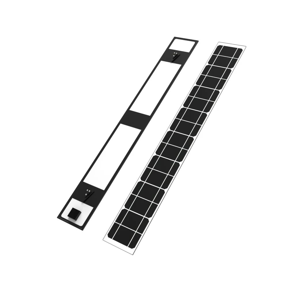 COLL Rectangular flat Mono Crystalline Silicon Solar Panel With LFP Battery 40W/18V