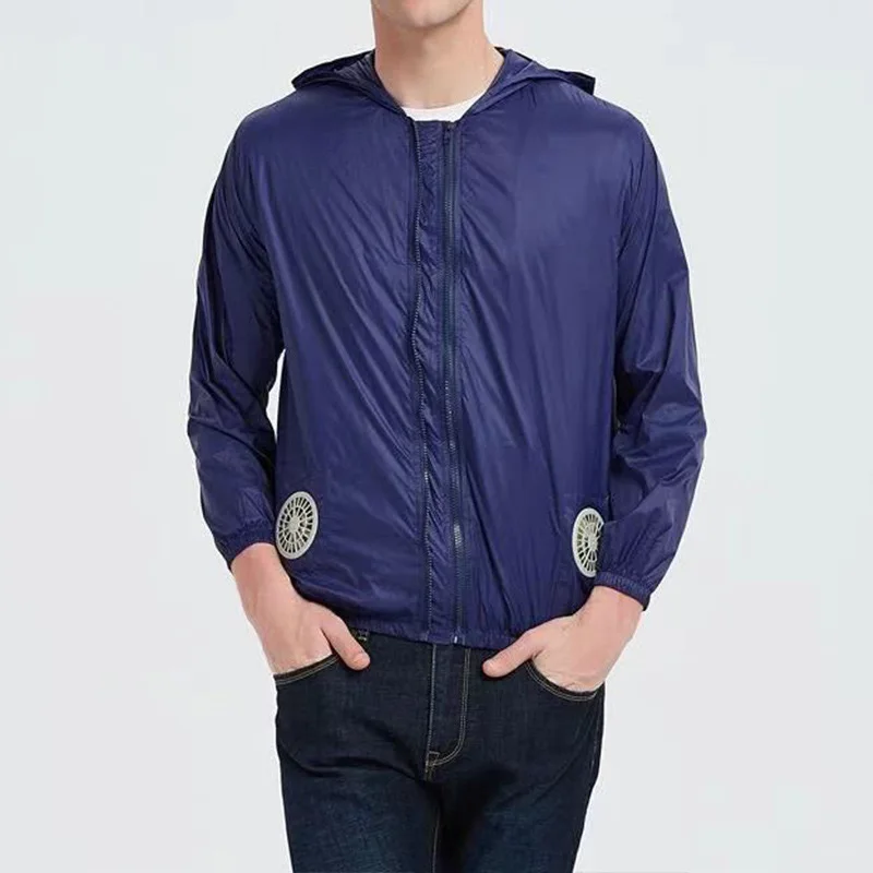 
Brushless Motor Air Conditioner Workwear Jacket Long Sleeve Workwear with Fan Outdoor Sportswear 