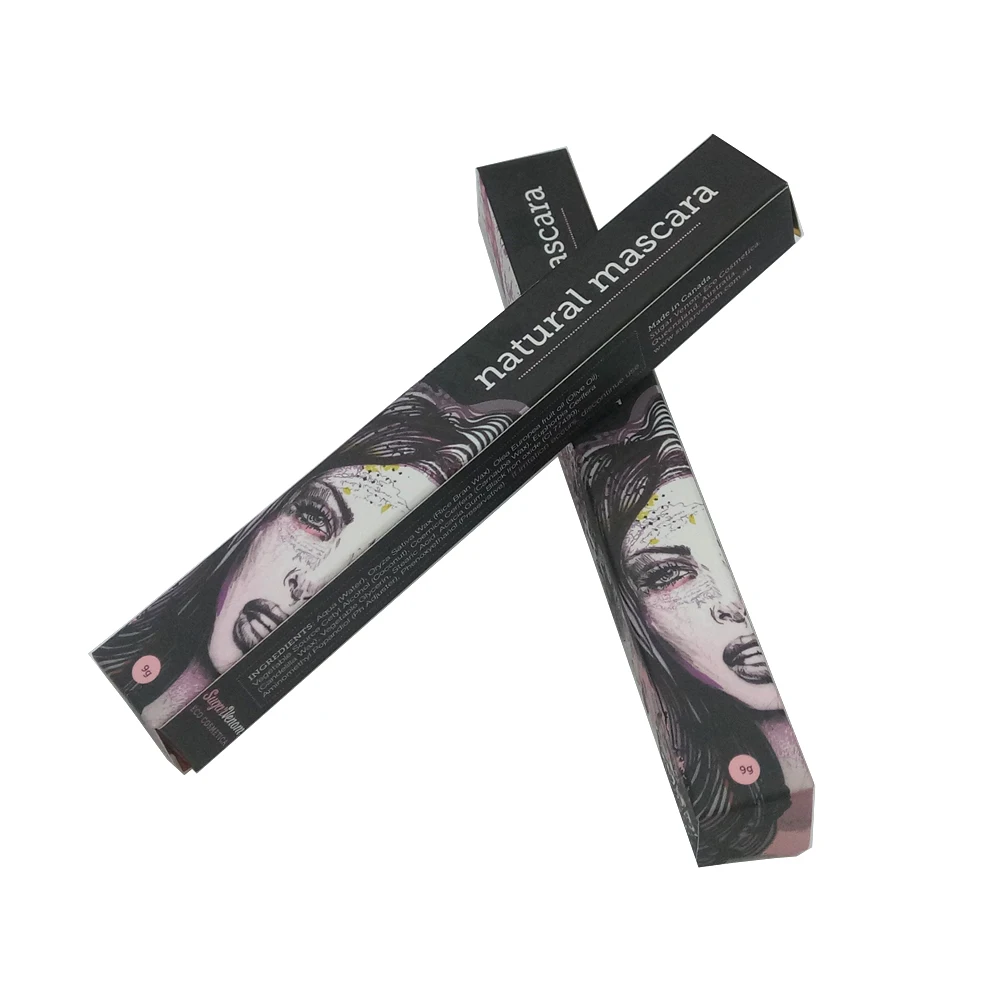 Custom printed gift paper lip gloss boxes packaging