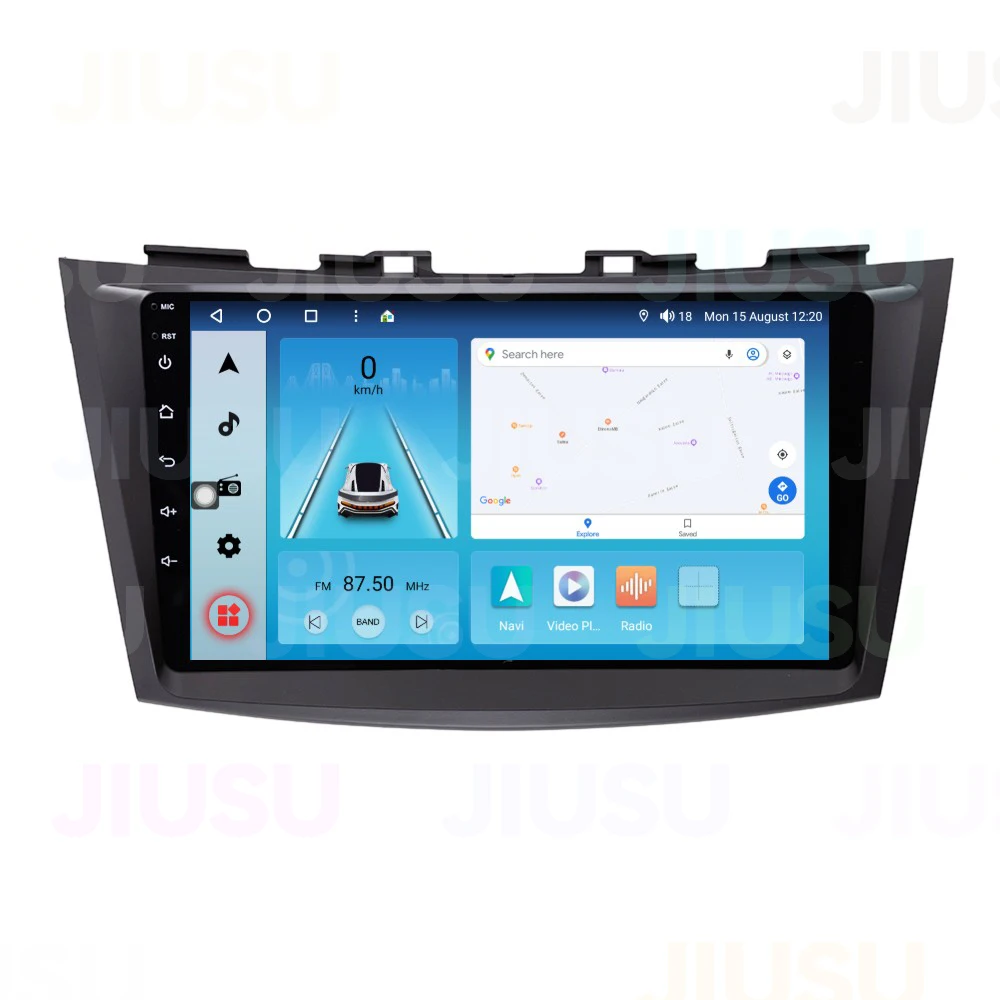 Автомагнитола на Android 12 GPS DVD-плеер стерео мультимедийная аудиосистема Для Suzuki Swift Ertiga 2011-2016 с Carplay DSP DAB