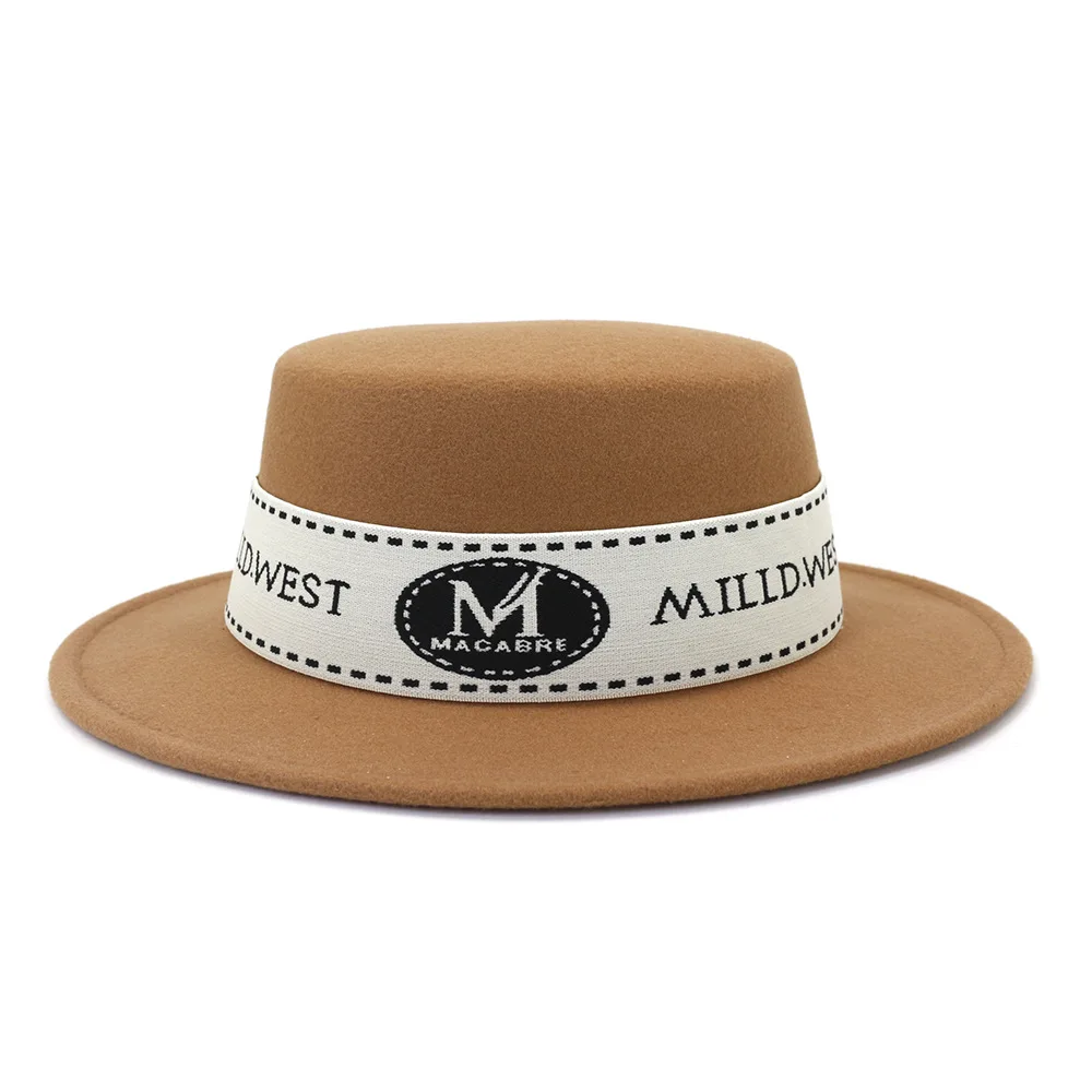 High Quality Winter Fashion Multicolor Hat Felt Cowboy Hats Fedora Hats Wool Felt Wholesale New Arrival