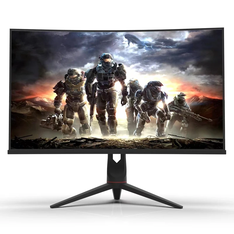 Factory wholesale 32inch 165HZ 1920/1080 gaming monitor  FHD   1ms2ms response time 16:9 super wide R1800 curved monitor
