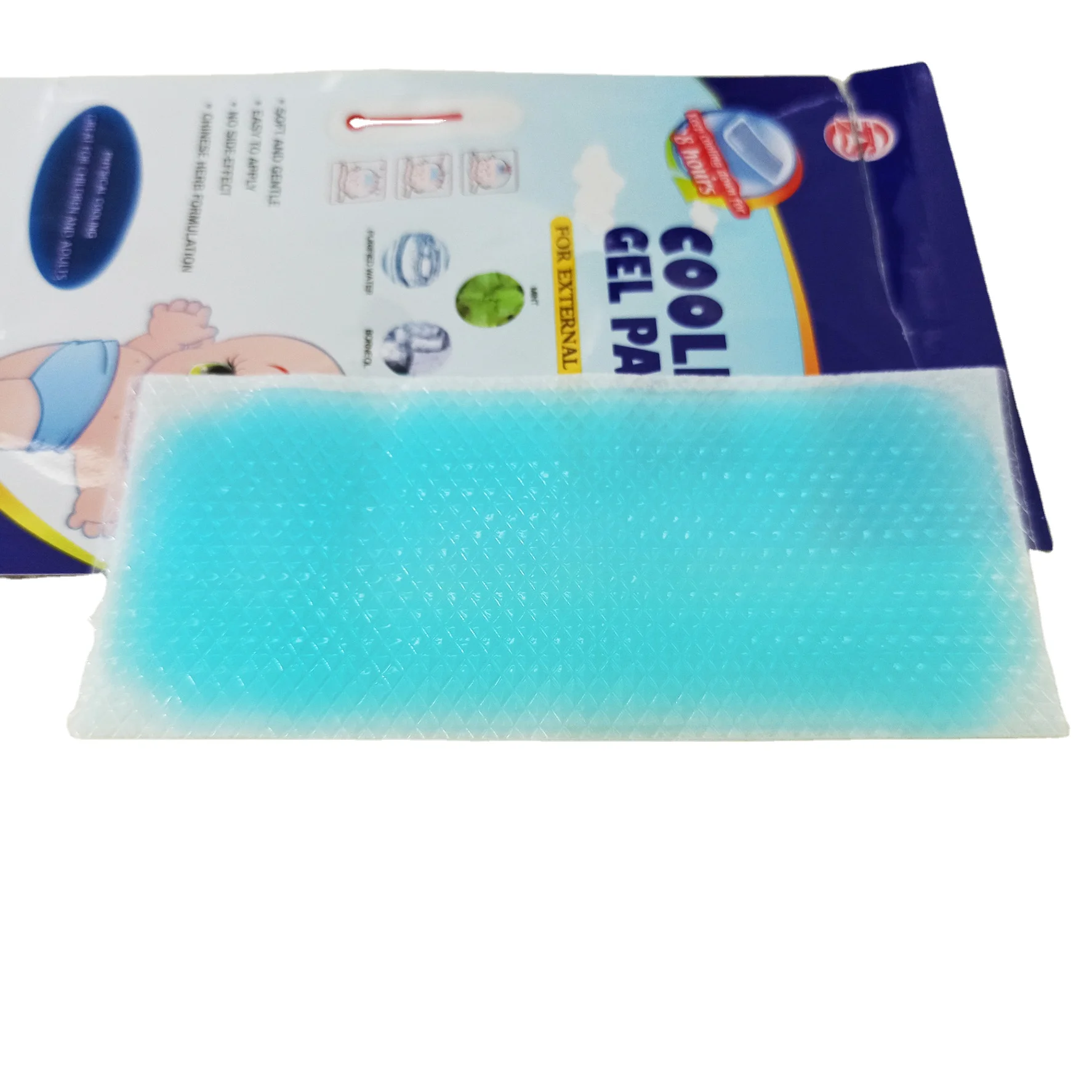 Hydrogel Fever reducing cool patch Ice cooling gel fever patch