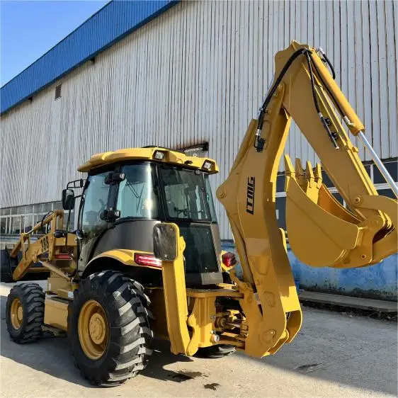 In stock shipping 7-10 days Hydraulic 388 backhoe loader With air conditioner