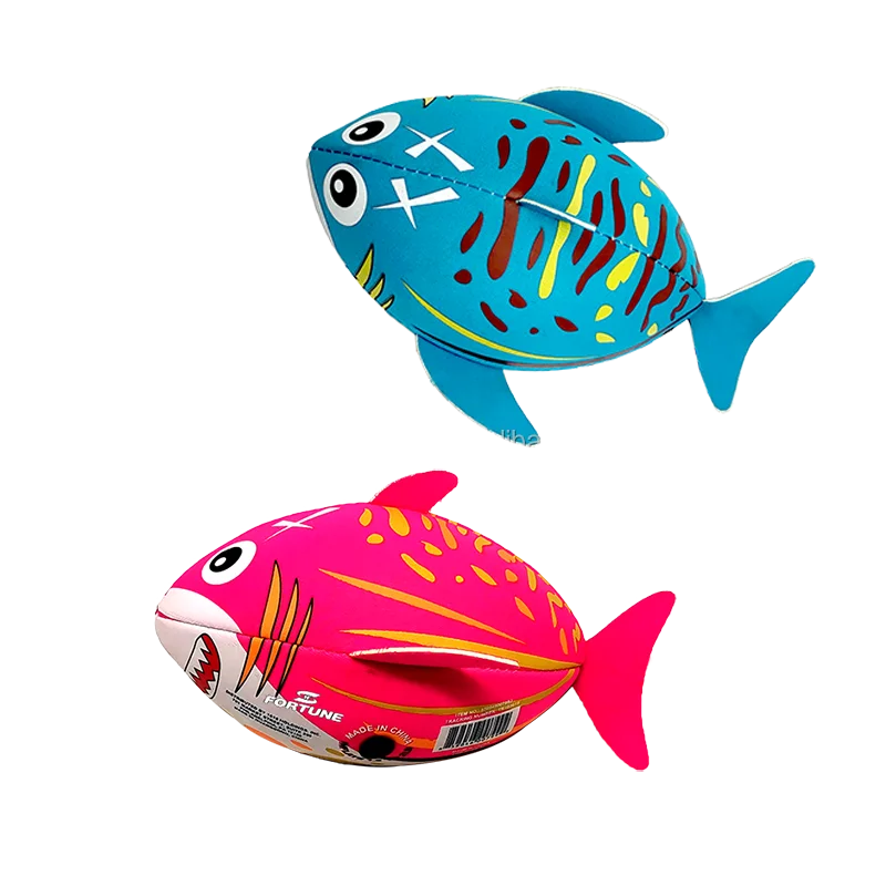Custom Neoprene  Swim Fish Shark Inflatable Water Swimming Pool Toy Float Ball For Kid