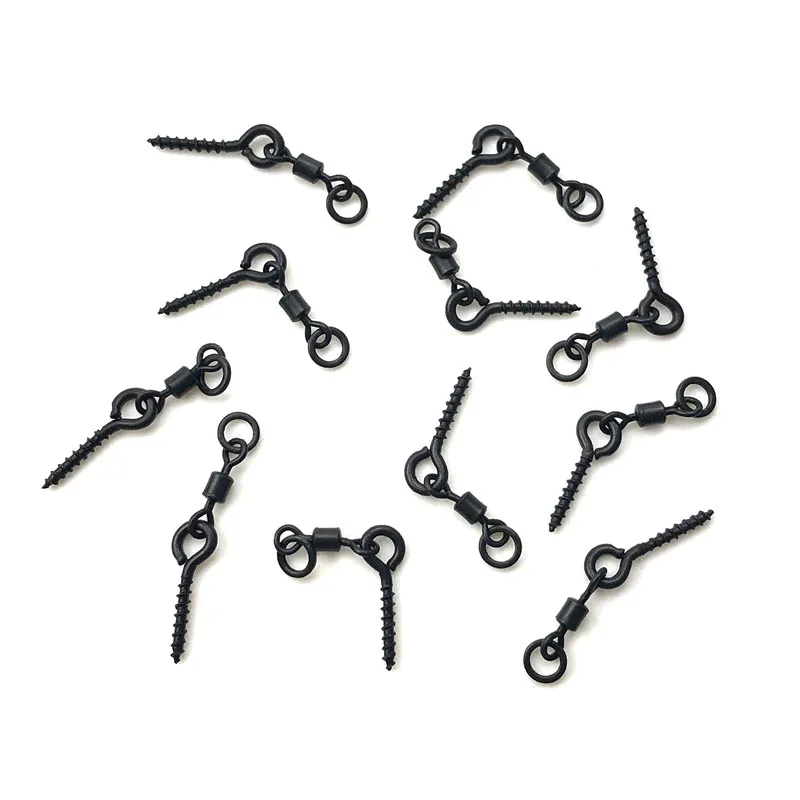 carp fishing swivel bait screw for boilies pop up corn terminal tackle accessories