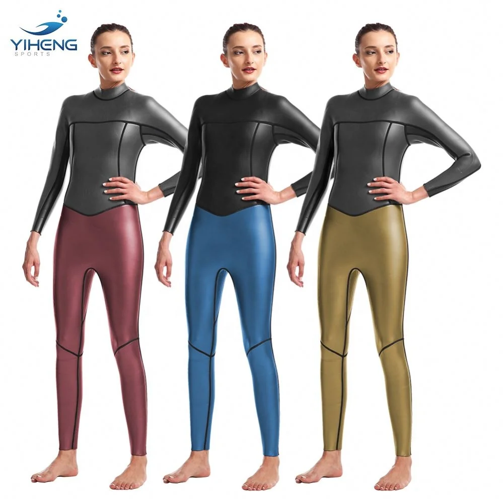 YIHENG стандартная цена Женская гладкая кожа молния сзади серфинг влажный