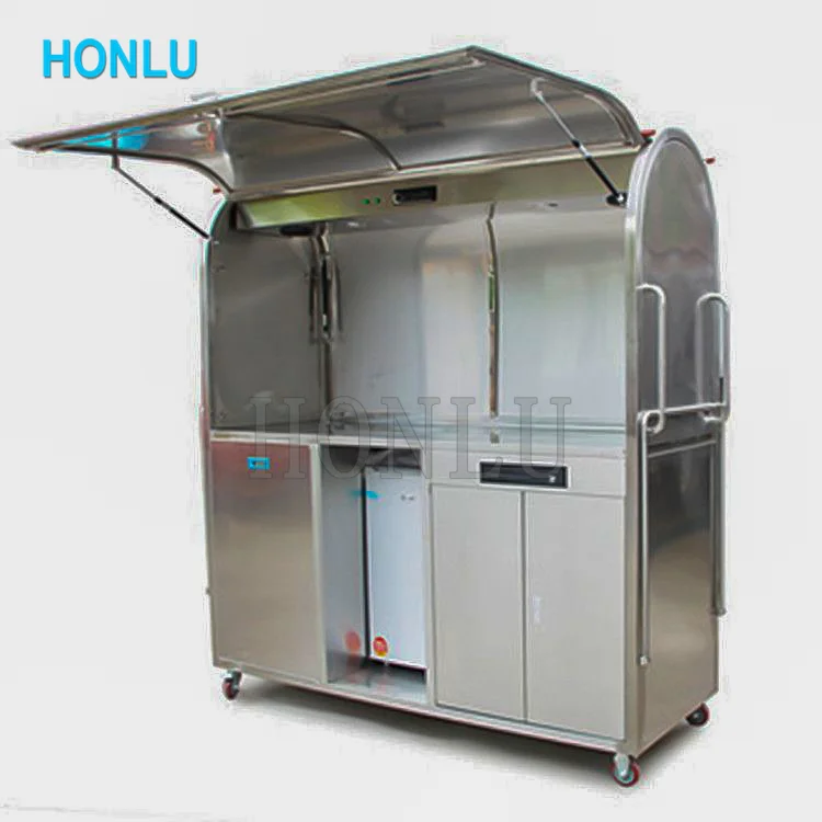 Donuts Mini Juice Stand Mobile Food Kiosk Breakfast Kiosk Outdoor Coffee Kiosk for Sale