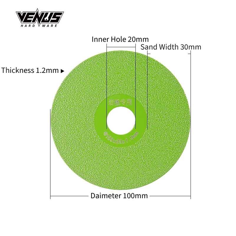 100mm Diamond Cutting Blade Cutting and Grinding Disc for Rock Slab Ceramic Marble