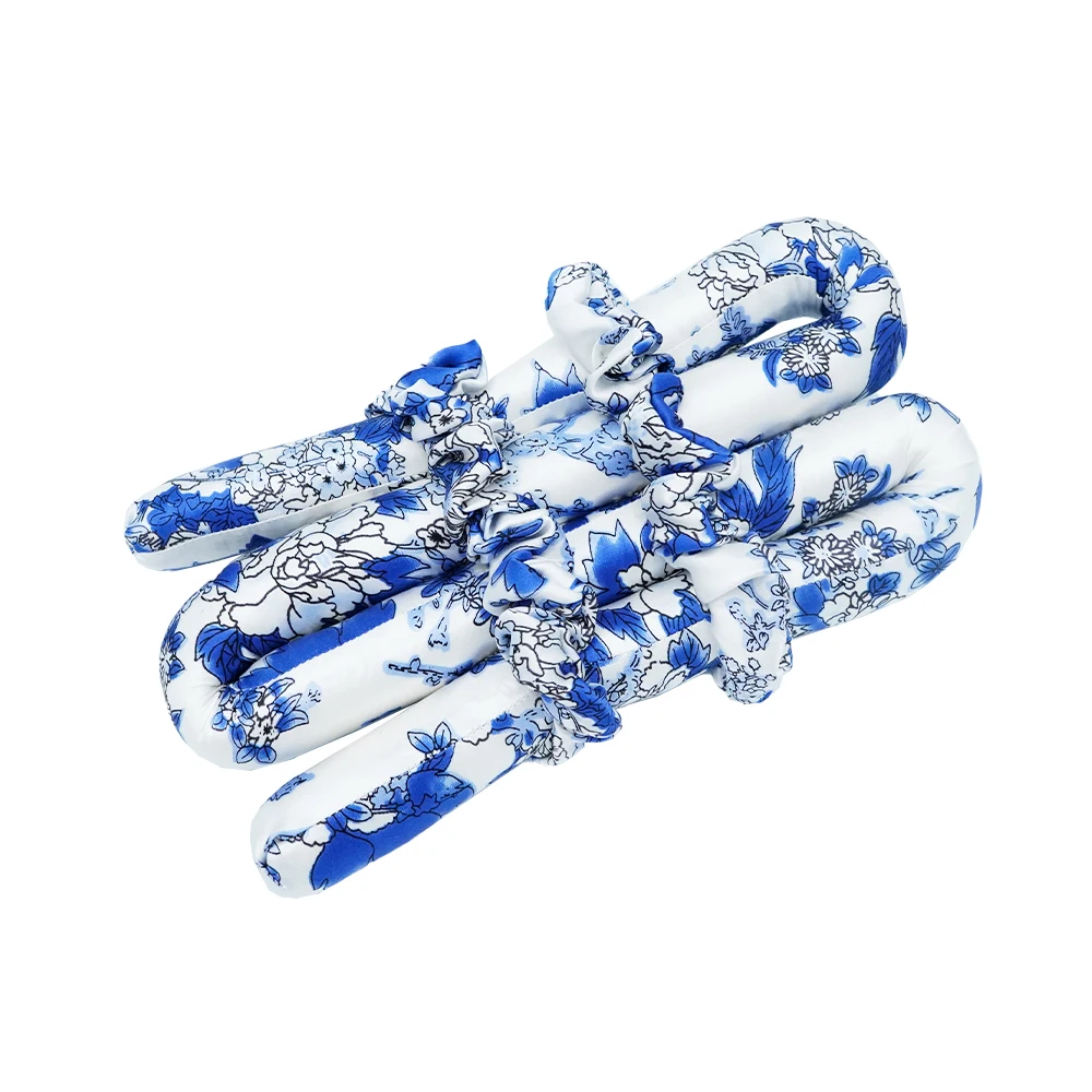 Лидер продаж, Плойка для завивки без тепла, Плойка для завивки, шелковая лента, ролики для волос, мягкие и блестящие волосы для сна, Мягкая повязка на голову, волнистая Женская