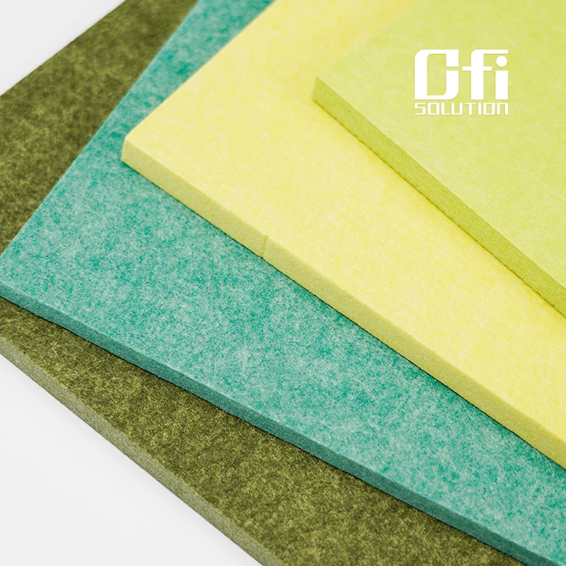European Standard Dust-proof Decoration Acoustic Panel Sound Proofing Polyester Fiber Acoustic Sound Insulation Panel