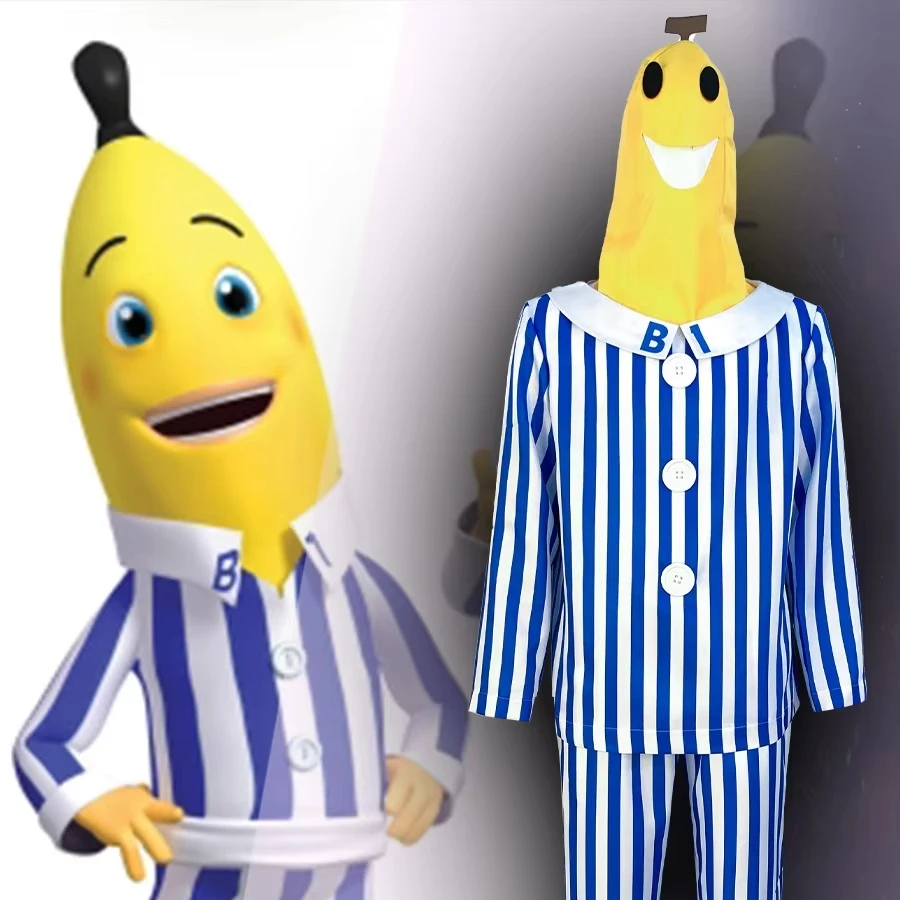 In-stock Halloween Carnival Party Adult Costume Unisex Sick Banana Man Costume Stage Cosplay Suit Halloween Dress up Role Play