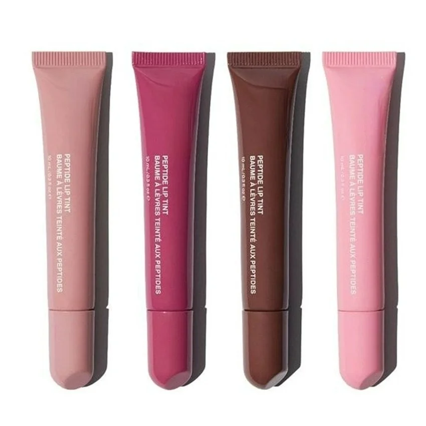 Custom Brand Long-Lasting Lip Scrub Lip Tint Makeup Vegan Herbal Ingredient Lip Gloss with Mineral Gel Gross Feature