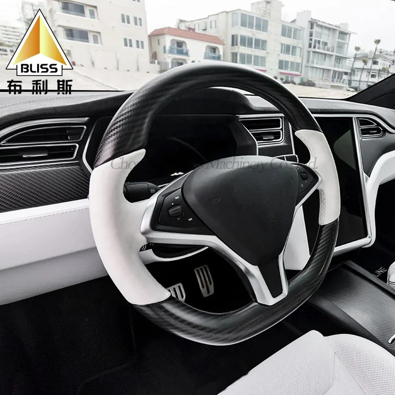 Personal Car Car Steering Wheel Cover Leather Steering Wheel Tray Steering Wheel For Tesla Model S