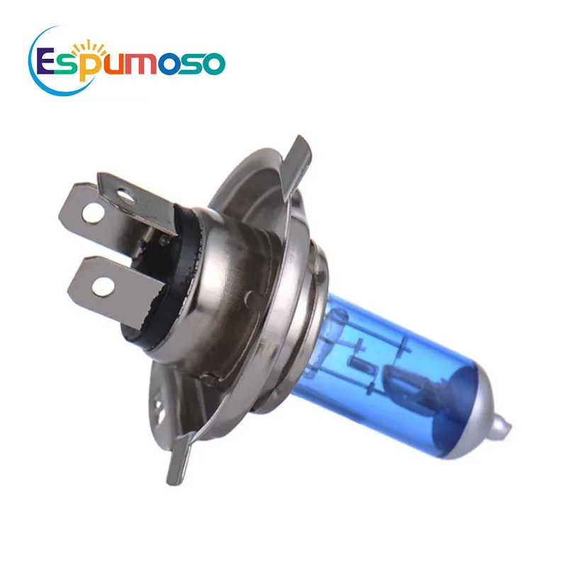 Галогенная Синяя Лампа H4 1156 1157 BA15S 12 в 21 Вт T5 T10 S25, прозрачное стекло для универсальных автомобильных поворотников, стоп-сигналов, фонарей заднего хода