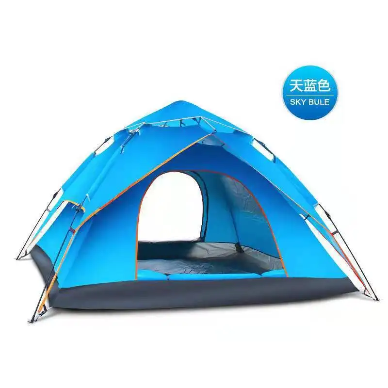 
Hot Sale Camping Tent 170T Silver Plasters 210D Oxford Pop Up Tent For 3-4ppl Beach Tent For Camping Outdoor 