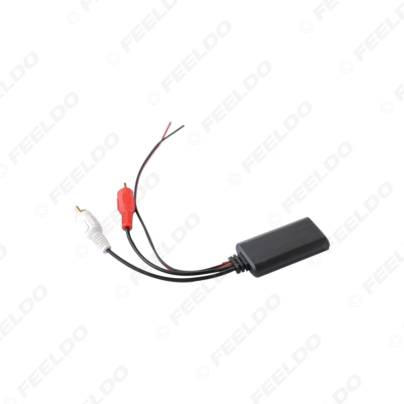 Universal Auto Wireless Bluetooth Connection AUX Adapter for Stereo with 2 RCA AUX IN Music Audio Input Wireless Cable