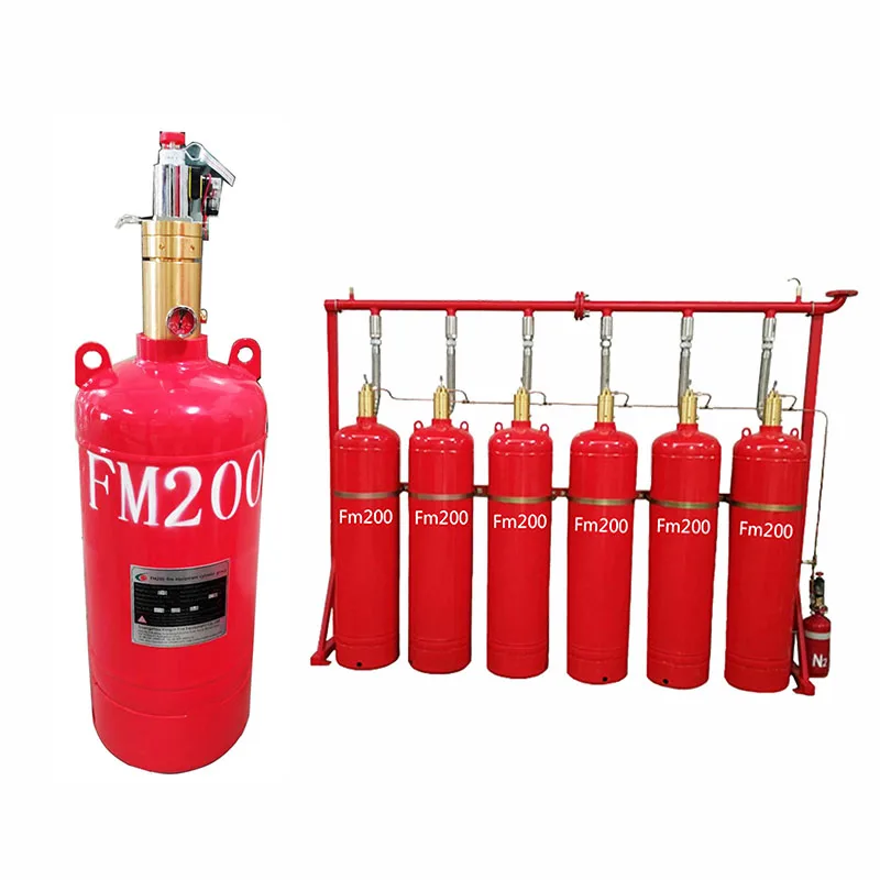 4.2Mpa system Hfc-227ea Pipe Network Type automatic fm200 fire extinguishing system