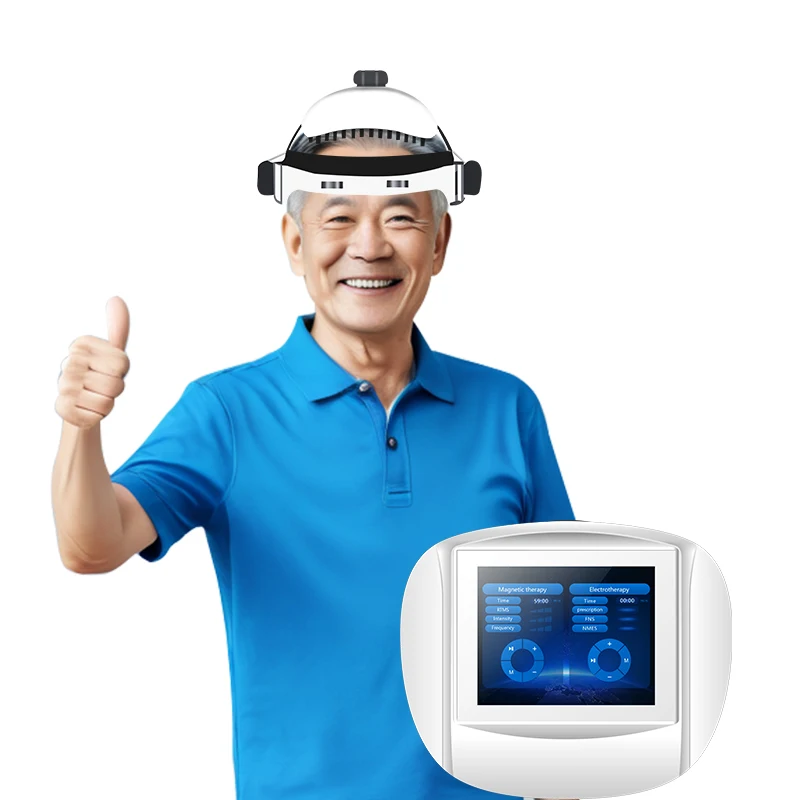 TDCS стимуляция мозга устройства для терапии мозга улучшают настроение RTMS транскраниальная Магнитная стимуляция лечение