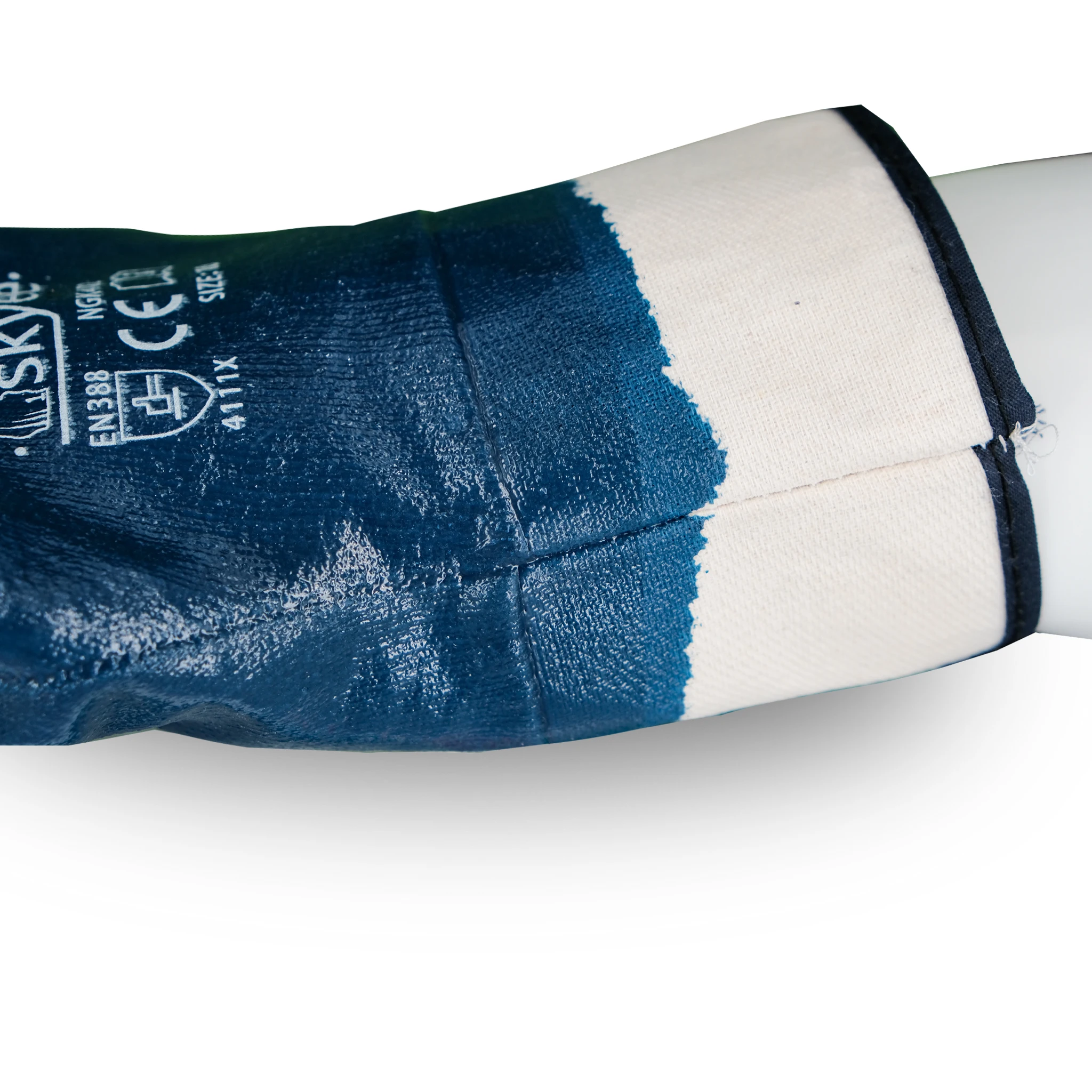 SKYEE nitrile cotton knitted abrasion resistance oil resistance gloves