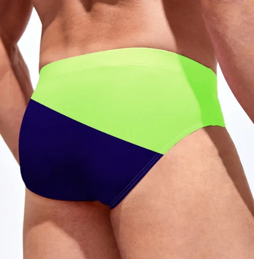 Stripe Design Custom Printing Sexy Men Swim Briefs Male Swimming Trunks Beach Swimwear Bikini Briefs For Men