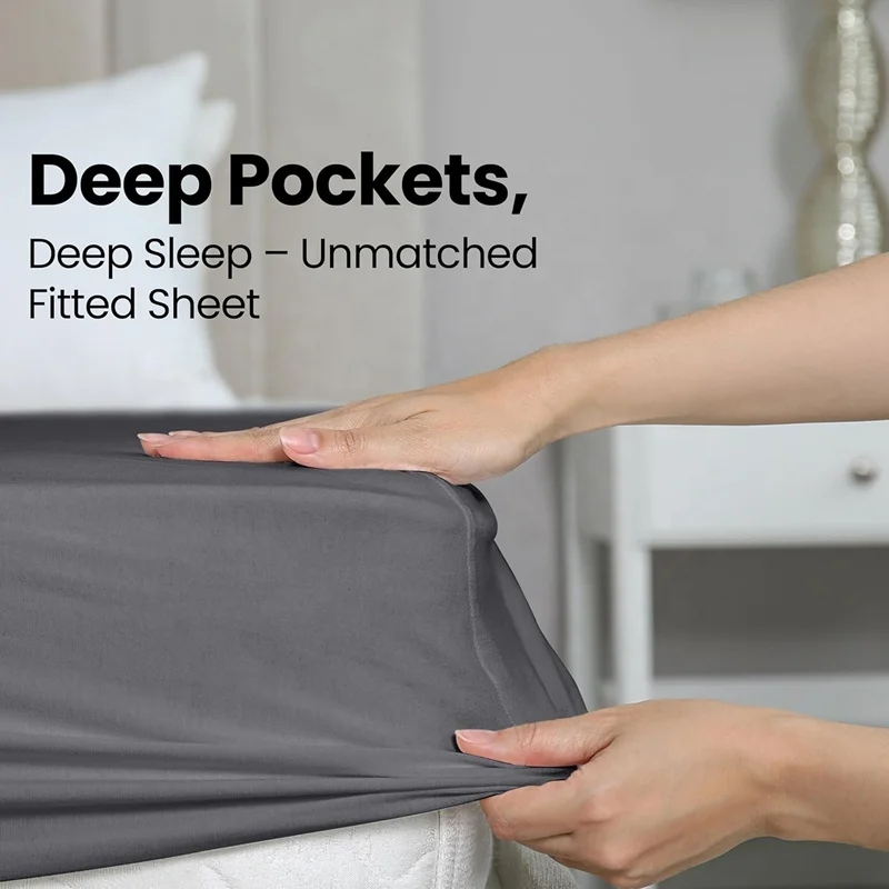 Queen Size Deep Pocket Full Size Waterproof Bed Cover Mattress Protector Quilted Fitted Bed Sheets Microfiber for Queen Size Bed