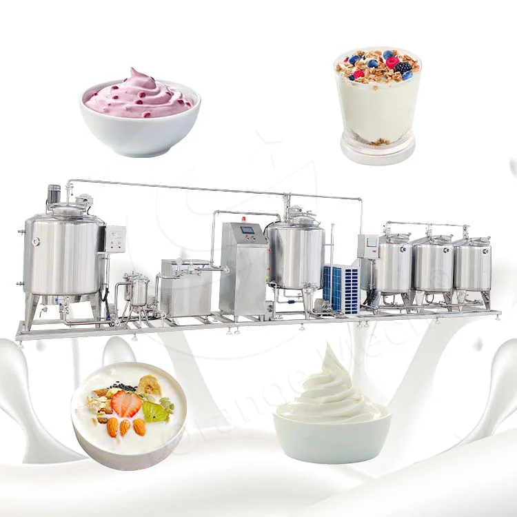 ORME Milk Cream Pasteurizer Homogenizer Machine 500 Liter Yogurt Making Machine Process Line Trade