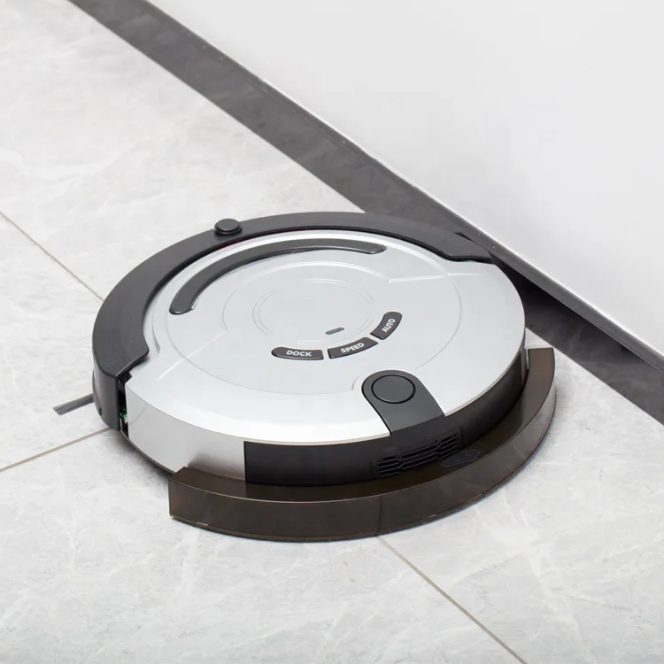 New Aspirateur Route Memory Carpet Cleaning Rechargeable Automatic Vacuum Cleaner With Double Edge Brush And Dry Mop