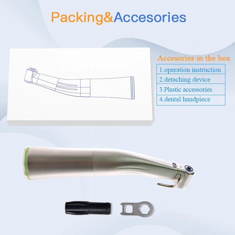 Foshan Best Seller Low Speed Contra Angle Green 20: 1 Ti-Max Sg20L Surgical Implant Handpieces LED Optical Dental Equipment